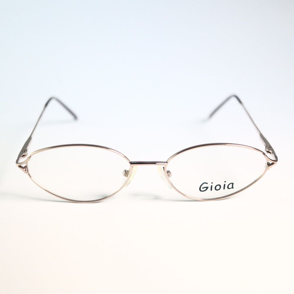 Gioia Italian GA024 51-15 135 L.CO slim gold oval eyewear glasses full frame N14
